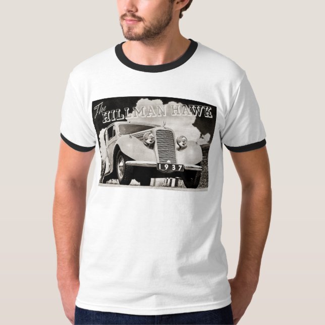 T-shirt Le faucon 1937 de Hillman (Devant)