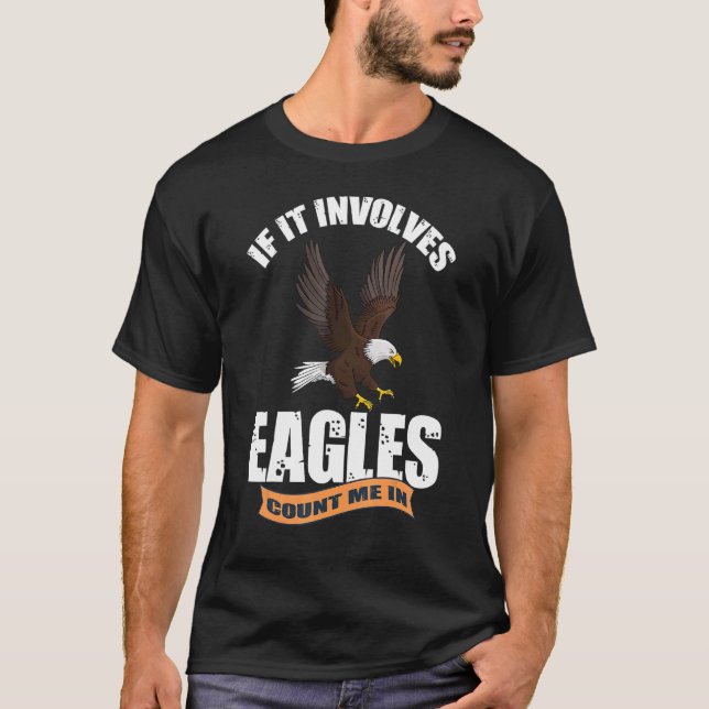 T-shirt Le Faucon D'Aigle Me Compte Dans Le Faucon Ou Le F (Devant)