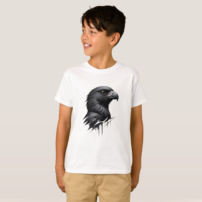 T-shirt Le faucon noir (Devant entier)