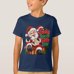 T-shirt Le fauteur de trouble préféré du Père Noël