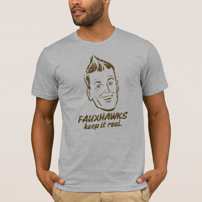 T-shirt Le Faux colporte la chemise (Devant)