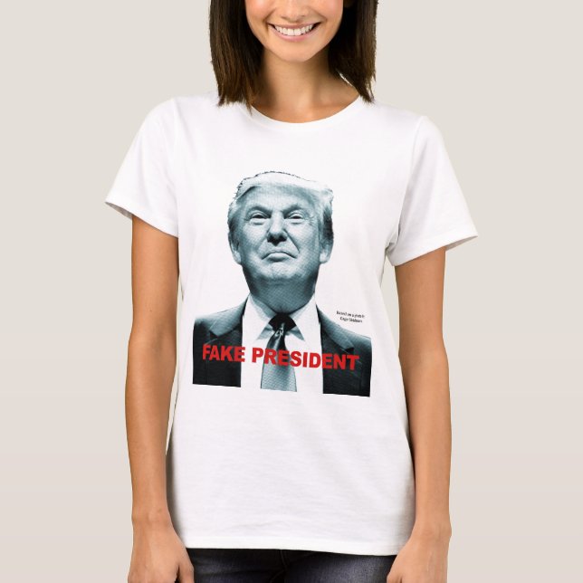 T-shirt Le faux président (Trump) (Devant)