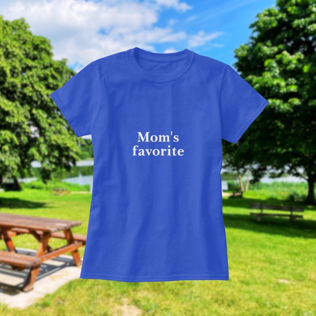 T-shirt "Le favori de maman" Citation drôle Rivalité de fr (Créateur téléchargé)