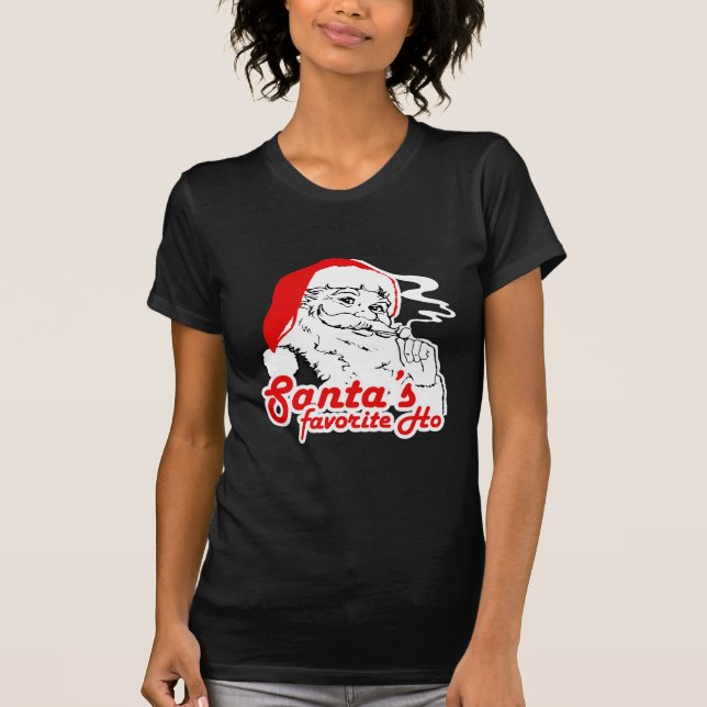 T-SHIRT LE FAVORI DE PÈRE NOËL HO (Devant)