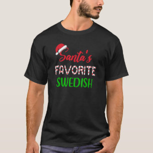 T-shirt Le favori de Santa Suédois Noël Xmas pyjama