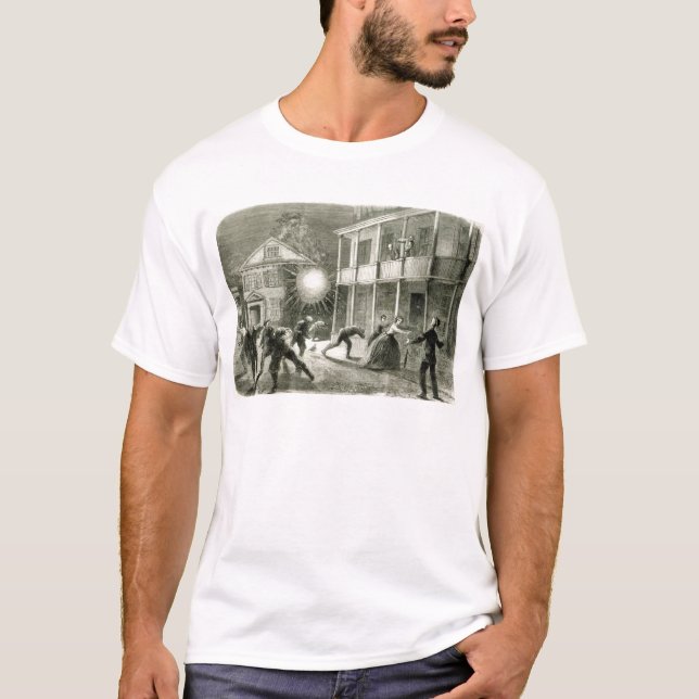 T-shirt Le Federals écossant la ville de Charleston (Devant)