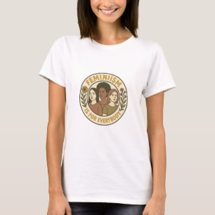 T-shirt Le féminisme est pour tout le monde Féministe dive