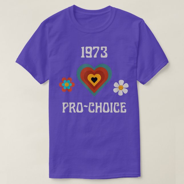 T-shirt Le Féminisme Rétro Et Super Pro Choice Les Droits  (Design devant)