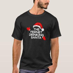 T-shirt Le Fernet Boire Père Noël Funny Christmas Party 