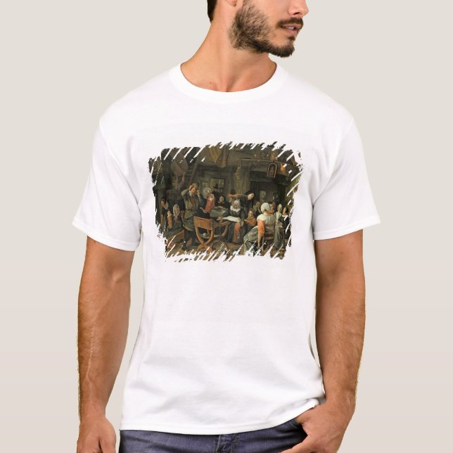 T-shirt Le festin de baptême, 1668 (Devant)