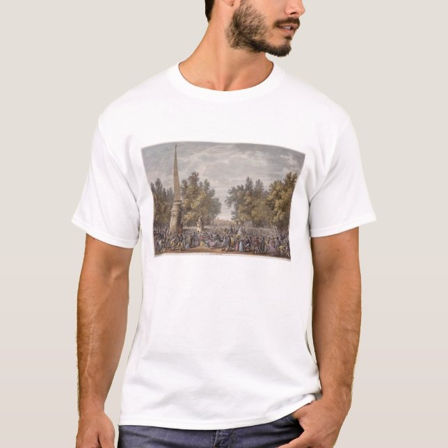T-shirt Le festin de Virgil chez Mantua, 24 Vendemiaire, (Devant)