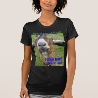 T-shirt Le feta est Betta ! , Nubians disparaissent le