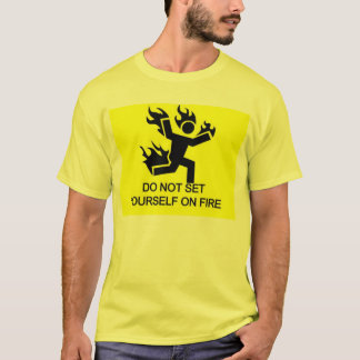 T-shirt Le feu