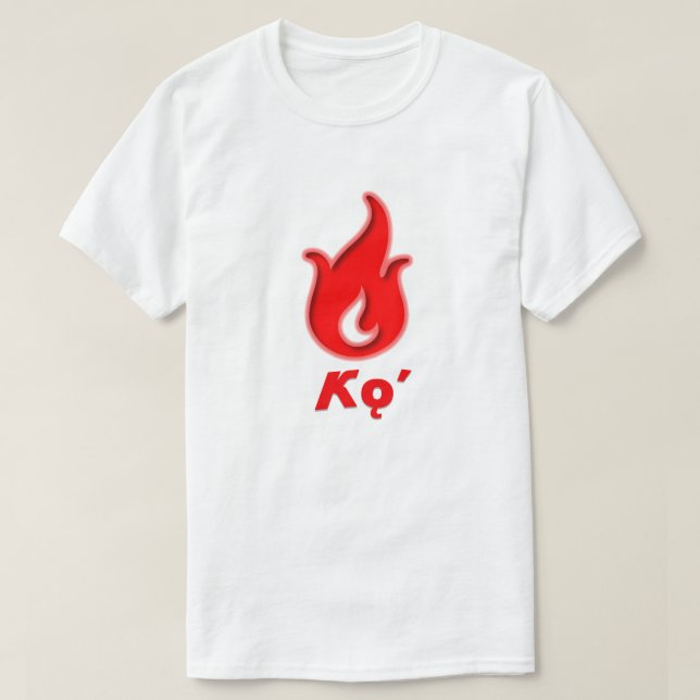 T-shirt Le feu à navajo (Design devant)