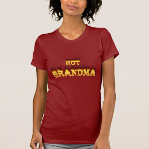 T-shirt Le feu chaud de grand-maman et coeur de marbre