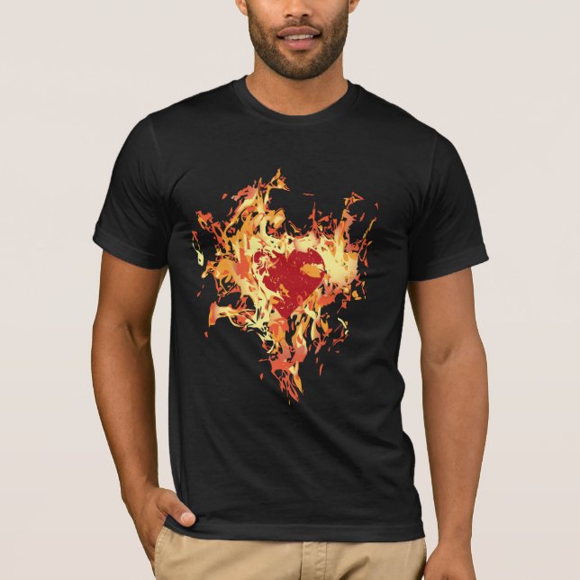 T-shirt Le feu consumant (Devant)