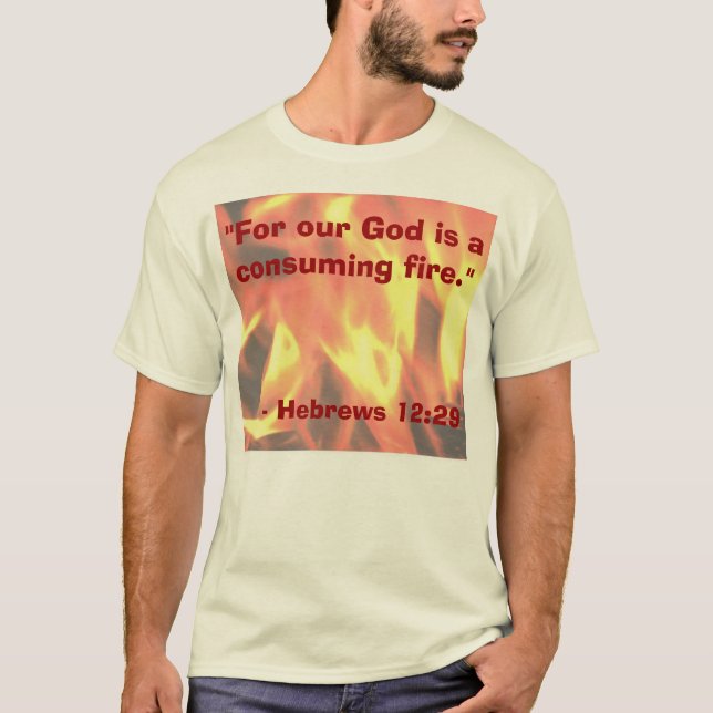 T-shirt Le feu consumant (Devant)