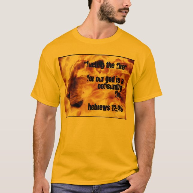 T-shirt Le feu consumant (Devant)