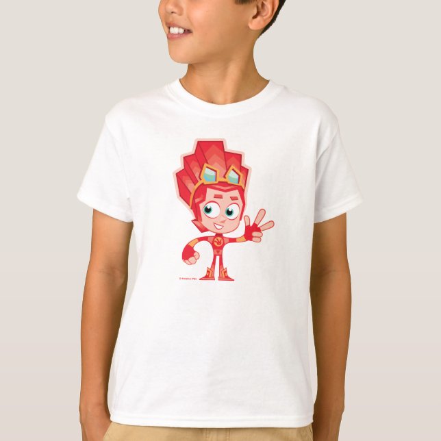 T-shirt Le feu de Fixies | - Tideesh ! (Devant)