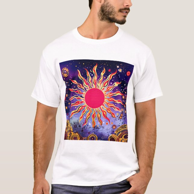 T-shirt "Le feu de la danse du Cosmos" Le Soleil (Devant)