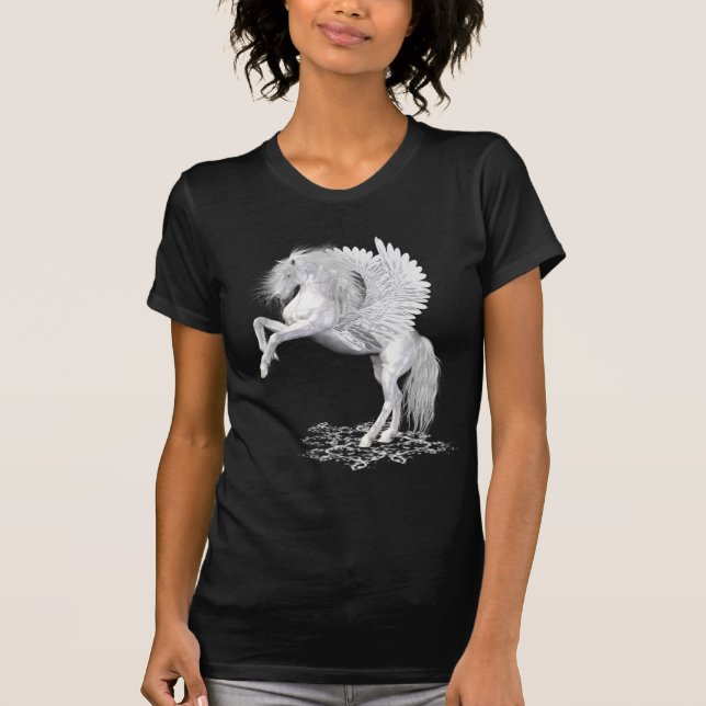 T-shirt Le feu d'étoile. cheval d'imaginaire (Devant)
