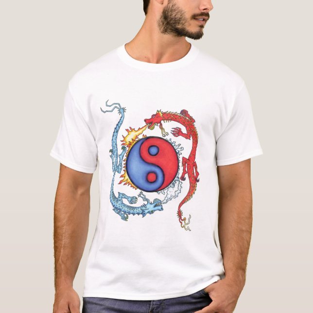 T-shirt Le feu et glace (Devant)