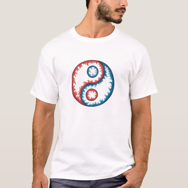 T-shirt Le feu et glace (Devant)