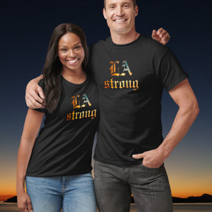 T-shirt LE Feu fort Los Angeles Californie