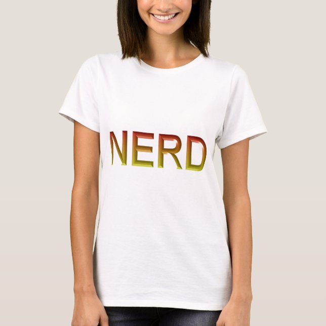 T-shirt Le feu nerd (Devant)