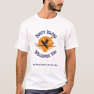 T-shirt Le film Amity Island vous accueille