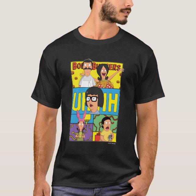 T-shirt Le Film Bobâ€™S Burgers Bob Linda Tina Louise Ge (Devant)
