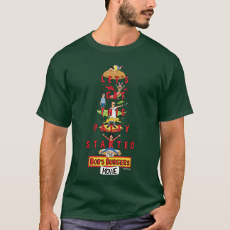 T-shirt Le film Bobs Burgers fait démarrer cette galette v