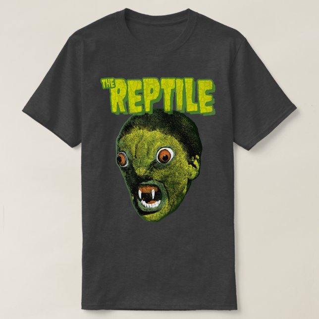 T-shirt Le film d'horreur de culte classique Reptile (Design devant)