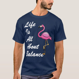T-shirt Le Flamant rose, c'est l'équilibre
