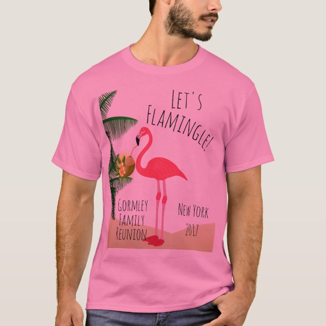 T-shirt Le Flamant rose nous a laissés chemise de la (Devant)