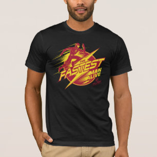 T-shirt Le Flash   L'Homme Le Plus Rapide Vit