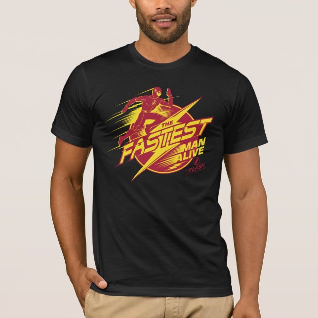 T-shirt Le Flash | L'Homme Le Plus Rapide Vit (Devant)