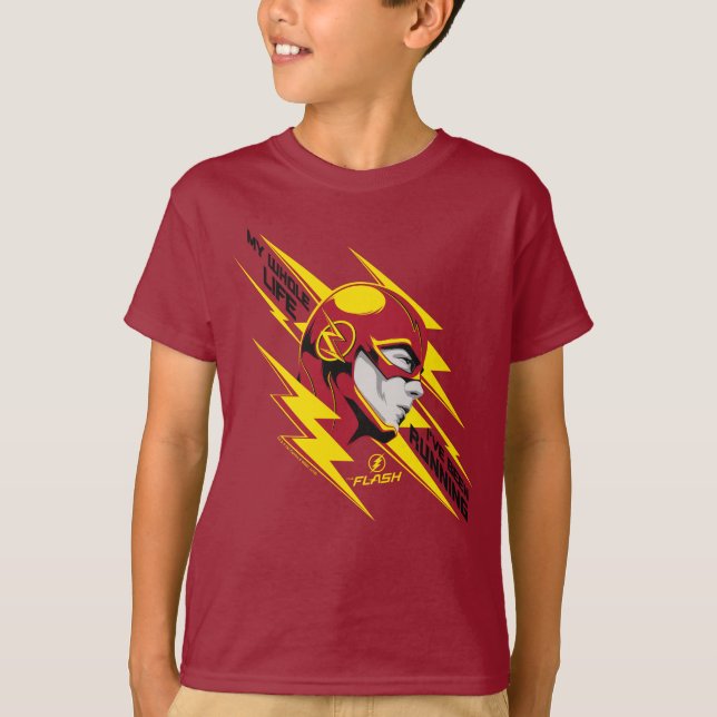 T-shirt Le Flash | Toute ma vie j'ai couru (Devant)