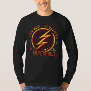 T-shirt Le Flash   Vous Devez Croire En L'Imposable