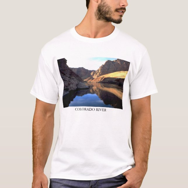 T-shirt Le fleuve Colorado au lever de soleil (Devant)