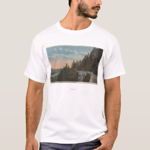 T-shirt Le fleuve Columbia, Orégon