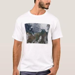 T-shirt Le fleuve Mackenzie se jette dans la baie Mackenzi