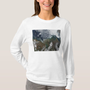 T-shirt Le fleuve Mackenzie se jette dans la baie Mackenzi