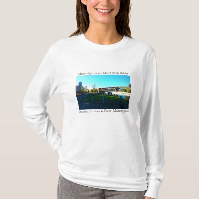 T-shirt Le fleuve Mississippi (Devant)