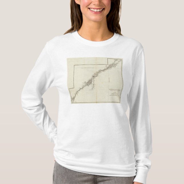 T-shirt Le fleuve Saint-Laurent au Canada (Devant)
