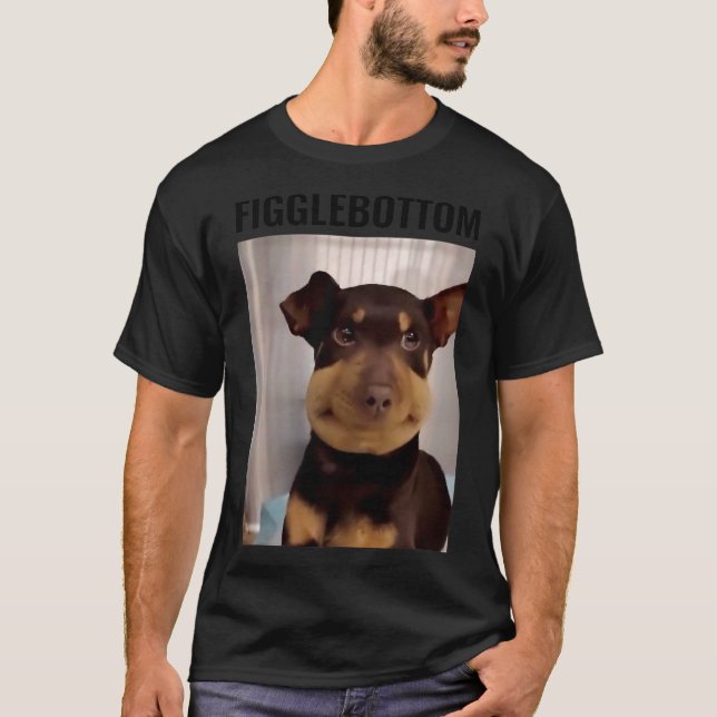 T-shirt Le fond de chien derrière les cierges Mèmes amusan (Devant)