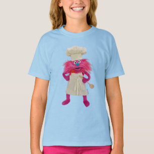 T-shirt Le Food Truck de Cookie Monster   Gonger Posant