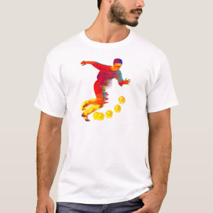 T-shirt Le football