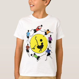 T-shirt Le football