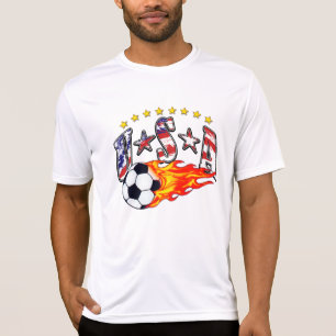 T-shirt Le football 2010 des Etats-Unis